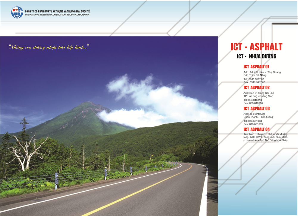 Công ty kinh doanh nhựa đường ICT